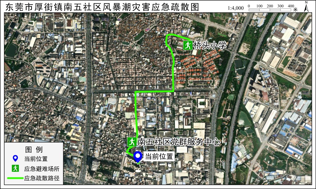 应急疏散路径图