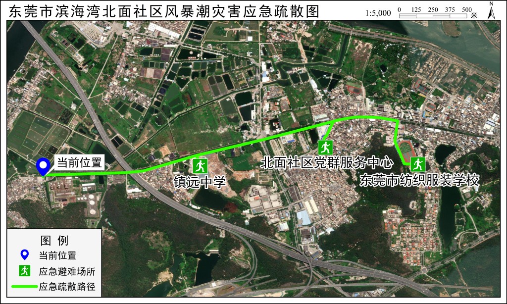 应急疏散路径图