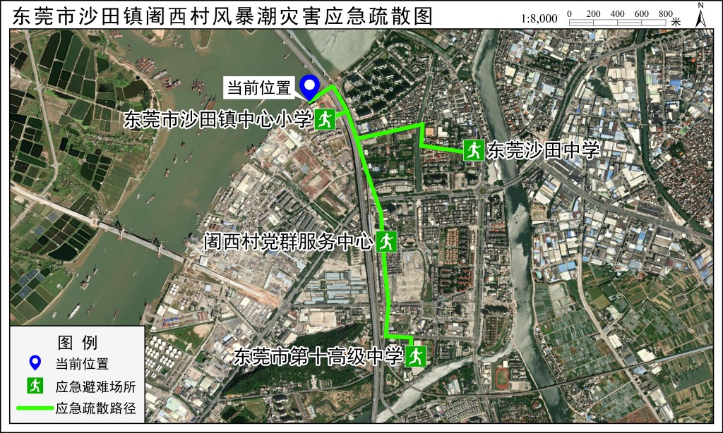 应急疏散路径图