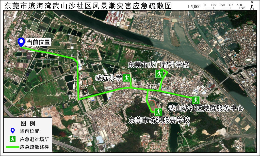 应急疏散路径图