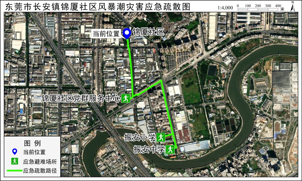 应急疏散路径图