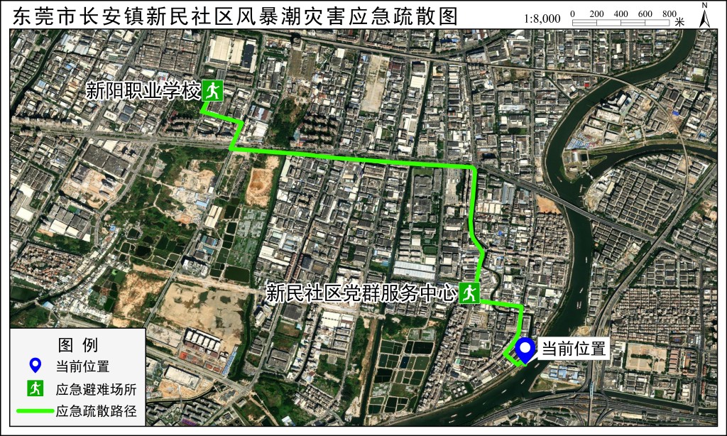 应急疏散路径图