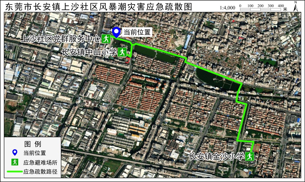 应急疏散路径图