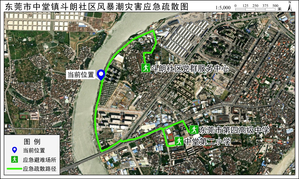 应急疏散路径图