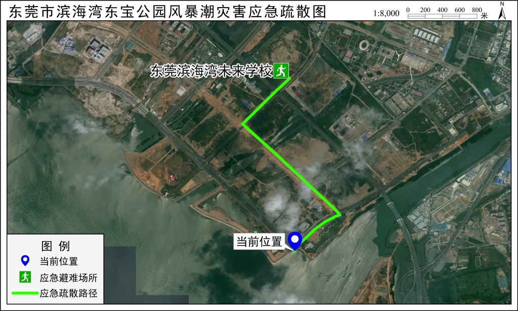 应急疏散路径图