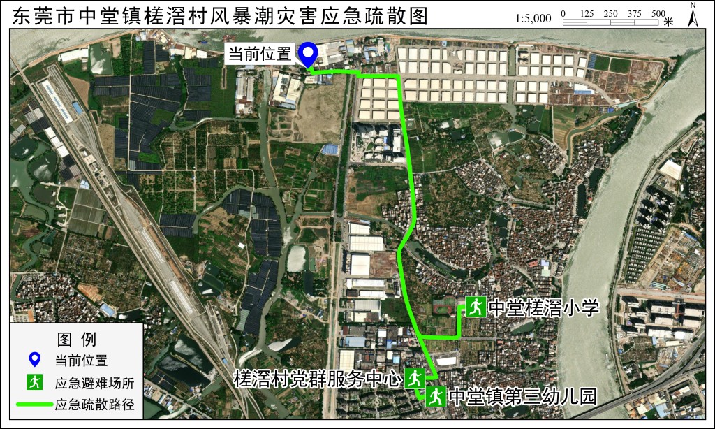 应急疏散路径图
