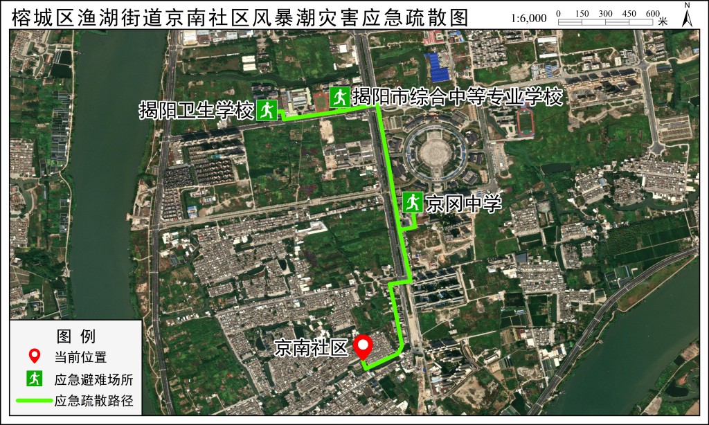 应急疏散路径图