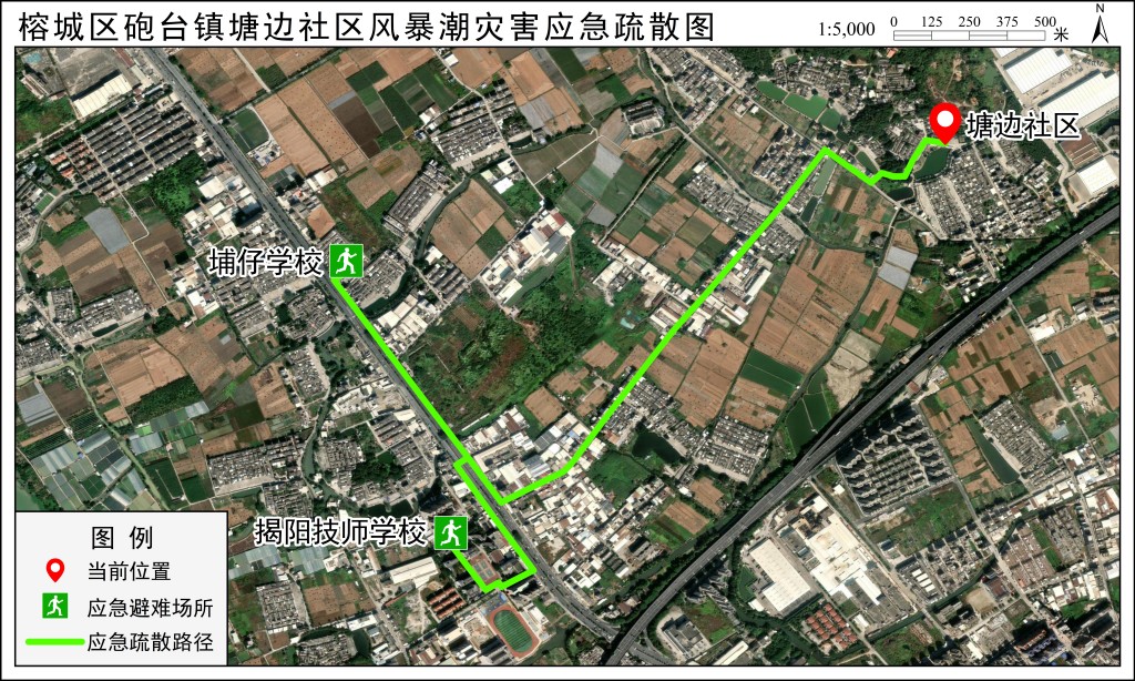 应急疏散路径图