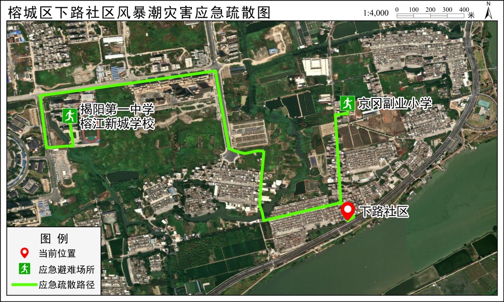 应急疏散路径图