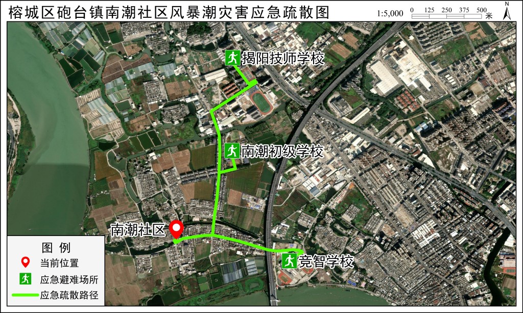 应急疏散路径图