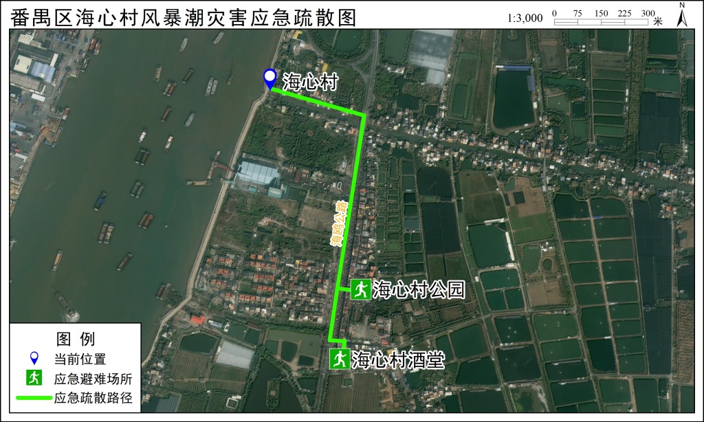应急疏散路径图