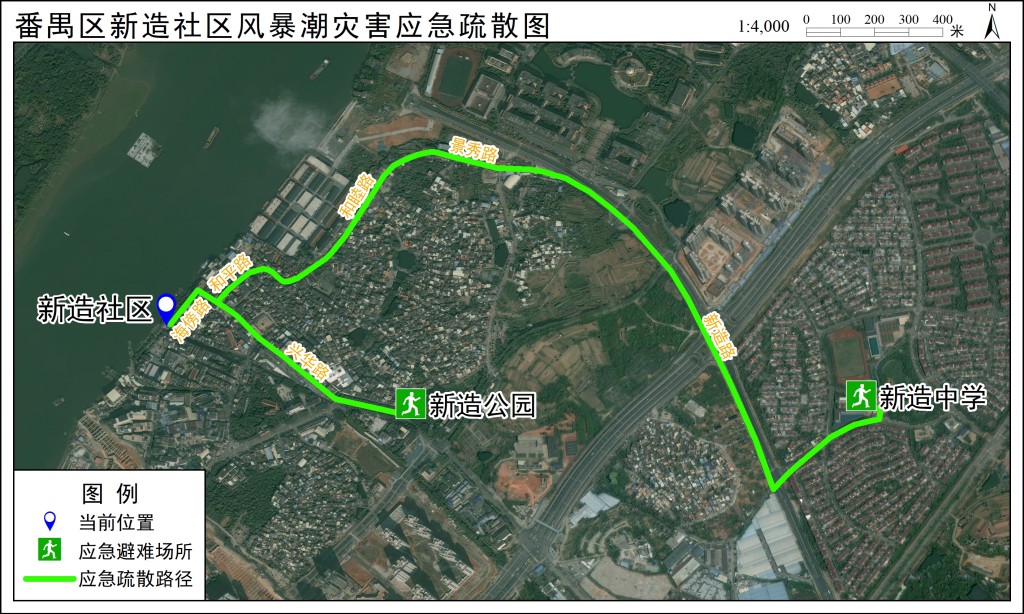 应急疏散路径图