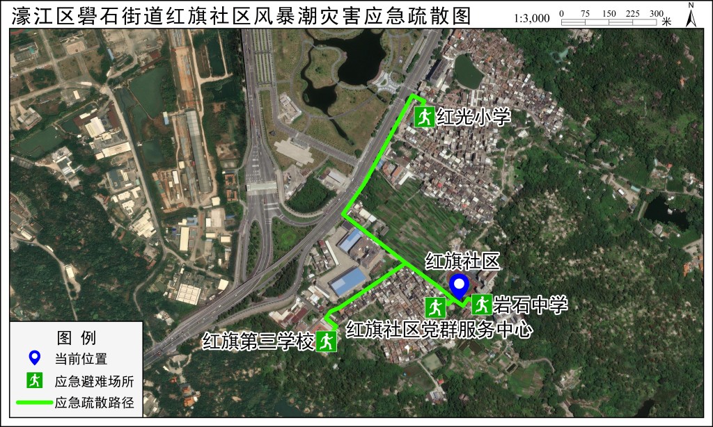 应急疏散路径图