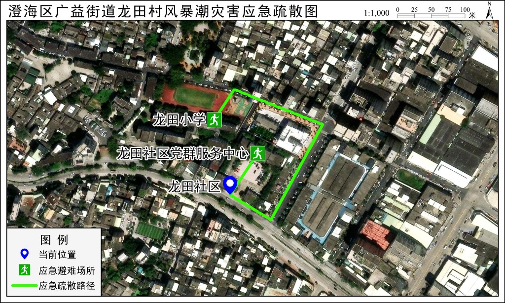 应急疏散路径图