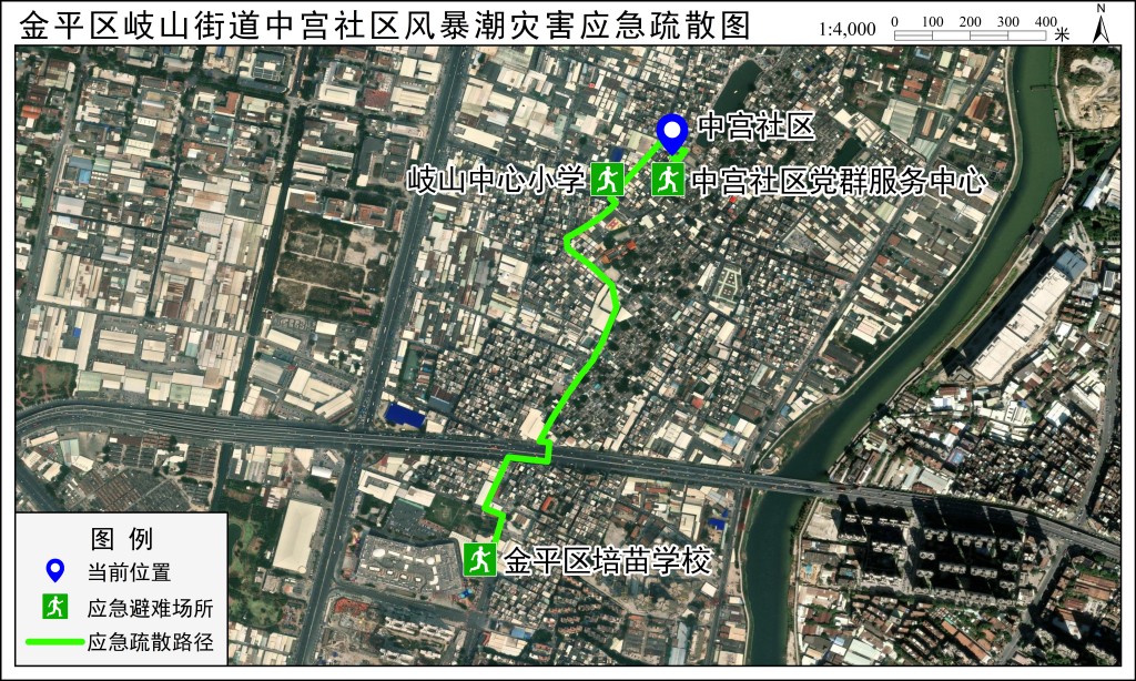 应急疏散路径图